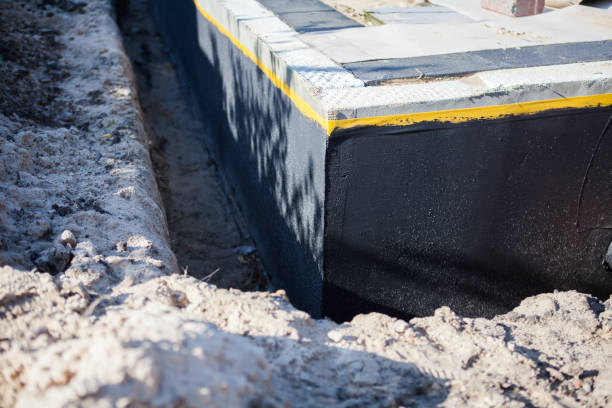 Professional Waterproofing technician working in Custar, OH